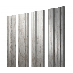 Штакетник Twin 0.45 Print Elite Snow Wood TwinColor